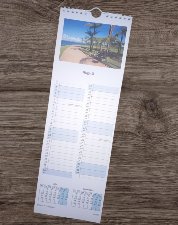 A3 Slimline Calendar - Image 3